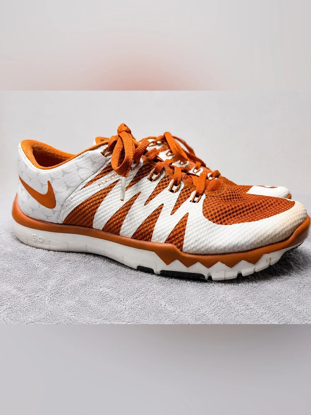 Nike Free Trainer 5.0 Texas Longhorns Men’s Size 8 Orange White